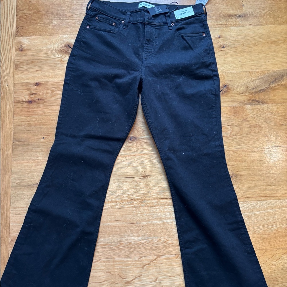 Abercrombie & Fitch Black Boot Cut Women's Jeans